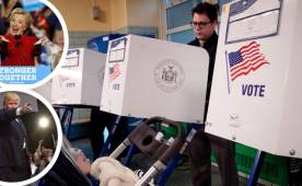 Estados Unidos elige su 45° presidente en la elección más polarizada de su historia. Foto AFP.