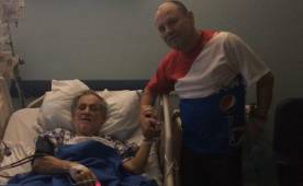 César Sánchez, kinesiólogo de la selección de Costa Rica, visitó al Maestro.