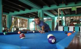 El segundo deporte favotiro de Ángel Tejeda es el billar.