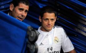 Javier Hernández apenas ha participado unos 673 minutos con la camisa del Real Madrid.