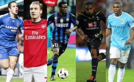 Joe Cole, Nicklas Bendtner, McDonald Mariga, Wilson Palacios y Micah Richards.