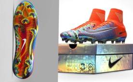 Nike Mercurial x EA Sports tiene muchos colores y un diseño que simula los pixeles.