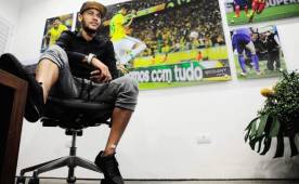 Neymar en una entrevista que concedió a Globoesporte de Brasil.