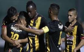 El Real España llega al duelo ante Marathón con una racha ganando tres partidos consecutivos (Vida, Honduras y Platense). Foto DIEZ Archivo