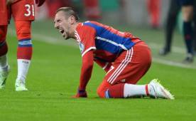 Ribery retornó anotando un gol el sábado en la derrota de su equipo ante el Borussia Mönchengladbach (3-1), tras nueve meses de baja por una lesión en el tobillo derecho.