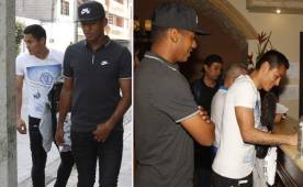 Andy Najar y Anthony Lozano ya están bajo las órdenes de Jorge Luis Pinto de cara a la doble fecha eliminatoria ante El Salvador. Foto DIEZ