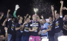 El Honduras Progreso consiguió su ascenso a Liga Nacional en el 2014 tras ganarle la final al Atlético Choloma. Foto DIEZ