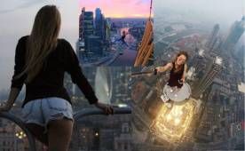 Su nombre es Angela Nikolau, considerada la reina del 'roofing', el deporte extremo más arriesgado del mundo. Se juega la vida al documentar sus hazañas en las alturas de azoteas, puentes, monumentos y grúas. Tiene un pasado como gimnasta.