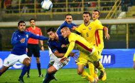 Italia no pudo llevarse la victoria en casa ante los rumanos.