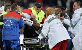 Patrice Ekeng se desplomó el pasado viernes en un campo de Rumania.