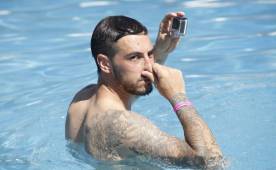 El mediocampista argentino de Real España, Luciano Ursino, está recuperándose de una dura lesión en la rodilla. Foto Neptalí Romero