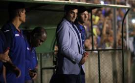 Diego Vázquez dio la cara tras perder la final ante Honduras Progreso y criticó el árbitraje de Armando Castro y compañía. Foto Melvin Cubas