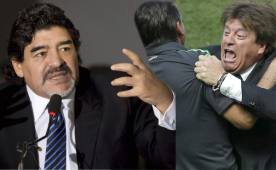 Maradona no se midió y atacó a la Selección de México por su polémico pase a la final de la Copa Oro 2015.