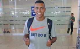 Ezequiel llegó muy contento con la esperanza de quedarse en el Motagua.