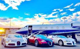 Floyd Mayweather acaba de mostrar su jet privado y la colección de vehículos de lujo.