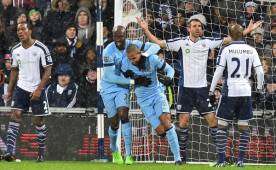 Fernando abrió el marcador en un frío partido que se jugó bajo la nieve.