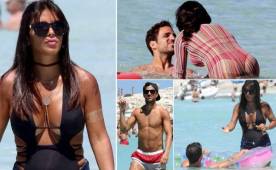 Antes de iniciar la temporada, Cesc Fábregas se ha ido de vacaciones a la isla de Formentura junto a su bella esposa.