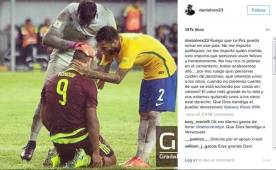 Así fuel el mensaje de Dani Alves para el pueblo venezolano.