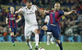 Javier Mascherano destacó el partido que hizo el Barcelona ante Real Madrid. (EFE)