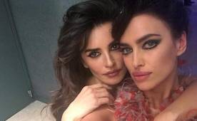Irina Shayk junto a la actriz española, Penélope Cruz.