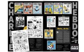 Esta fueron las dos páginas que Lequipe dedicó a Charlie Hebdo, pese a sus constantes críticas al periodismo deportivo.