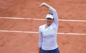 La tenista rusa sigue intratable con su nivel de juego en lo que va del certamen francés.