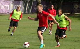 La Selección de Canadá entrenó en las canchas del Orlando City.