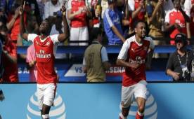 Joel Campbell anotó en el juego de las estrellas de la MLS con el Arsenal. (Nacion)