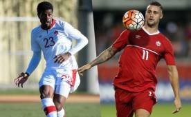 Manjrekar James (izquierda) y Marcus Haber fueron convocados de emergencia por Floro para los partidos eliminatorios ante Honduras y El Salvador. Foto Agencias