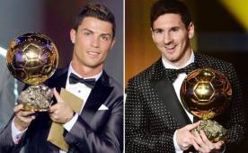 Cristiano Ronaldo (2) y Messi (3) son los últimos ganadores del Balón de Oro desde el 2010.