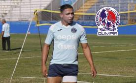 Izaguirre durante el entrenamiento de Motagua este martes en el estadio Tiburcio Carías Andino. Foto: Ronal Aceituno.