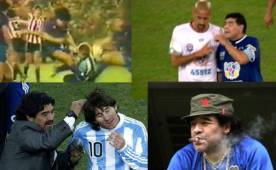 El polémico argentino ha tenido broncas con Pasarella, Ramón Díaz, Juan Román Riquelme y hasta con Lionel Messi.