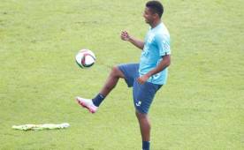 Anthony Lozano se sumó a los trabajos de la Selección de #Honduras de cara al juego ante México en el Olímpico. Foto Delmer Martínez