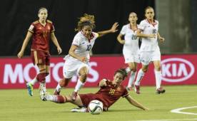 Shirley Cruz es la capitana y quien dirige la orquesta de la selección de Costa Rica. (AFP)