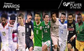 Imagen de Concacaf donde destacan Bryan Ruiz, Keylor Navas y Cristian Bolaños a mejor jugador del año.