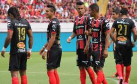 Discua marcó su sexto gol con los manudos en el torneo y los pone líder solitarios. Foto @ldacr
