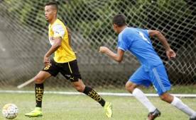 El marroquí Noah Sadaoui en el amistoso que sostuvieron el pasado miércoles en la sede del club sampedrano. Mañana tiene su exámen final ante Lepaera FC.