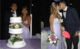 Manuel Doño y Melissa Gonzáles posaron felices tras unir sus vidas en sagrado matrimonio.