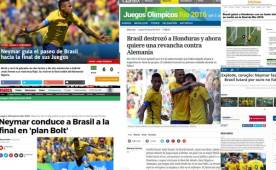 Los principales medios del mundo han hecho eco de la goleada de Brasil a Honduras.