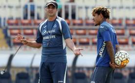 Diego Vázquez espera la suerte les siga sonriendo en Juticalpa. Foto DIEZ