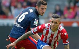 Koke no pudo hacer nada en al derrota de los colchoneros ante el Gijón.