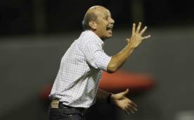 Miguel Falero destaca la actitud de sus dirigidos frente a Motagua. Foto Delmer Martínez.