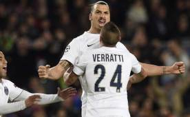 Ibrahimovic prefirió no hacer polémica y respondió que sus amigos en Barcelona son la gradería y los que estaban en el campo. Foto AFP