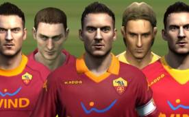 Así ha lucido Franceso Totti en algunas ediciones del FIFA.