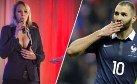 Marion Le Pen, la política que criticó a Benzema en las redes sociales.