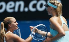 La eslovaca confirma que no tiene ningún tipo de relación con Sharapova.