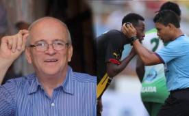 Jaime Villegas se mostró molesto con el árbitro Armando Castro.