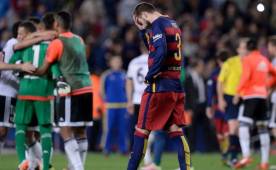 Piqué dice que para ser campeones ahora deberán ahora ganar los cinco partidos restantes. Foto AFP