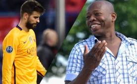 El colombiano se burló de Piqué y les recordó el hat-trick que les anotó en 1997.