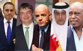 Uno de estos cinco hombres será el futuro líder de la FIFA, donde Al Hussein es el más preferido, hasta ahora.
